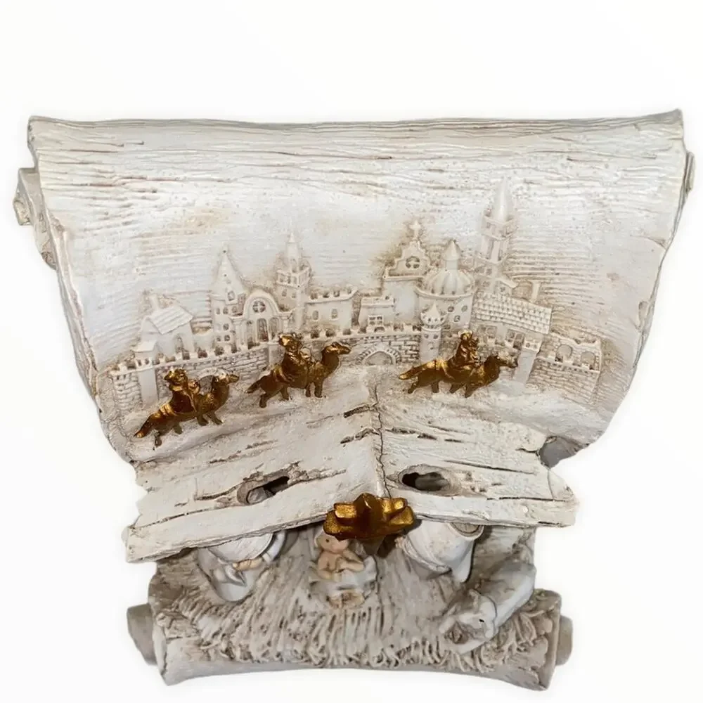 Nativity Scene Christmas Decor Religious Holiday Display‎ Resin